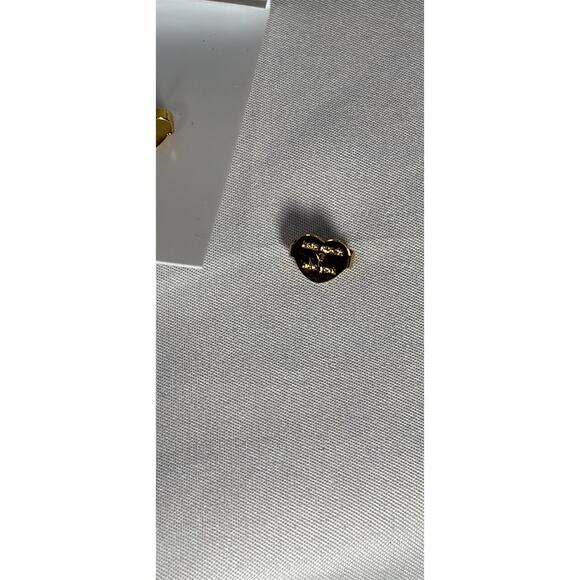 NWT Kate Spade New York Gold-Tone Pink/Purple Mixed-Stone Crystal Stud Earrings - Picture 4 of 4